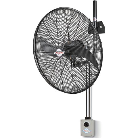 Wington 榮通 FW76XC 30吋 掛墻工業牛角風扇(密網/外置開關)